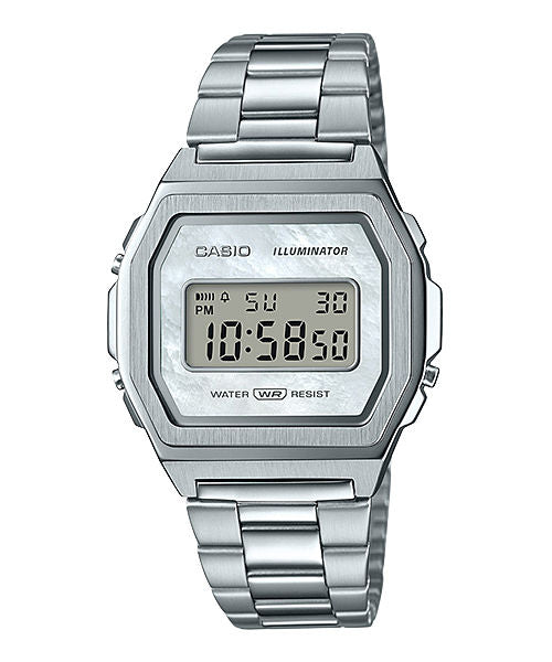 CASIO VINTAGE A1000D-7EF White Digital Dial Unisex Watch