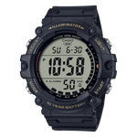 CASIO  AE-1500WHX-1AVDF  DIGITAL DIAL BLACK RESIN STRAP  10 YEAR BATTERY D275