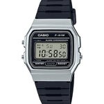 CASIO  F-91WM-7ADF SILVER DIGITAL DIAL BLACK RESIN STRAP  7 YEAR BATTERY D141