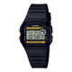CASIO F-94WA-9DG BLACK DIGITAL DIAL UNISEX WATCH BLACK RESIN STRAP  WATCH LED LIGHT 1/100-SECOND STOPWATCH