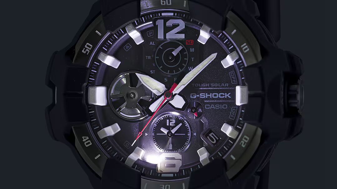 Super Illuminator (high-brightness LED light) for maintaining watch readability in the dark