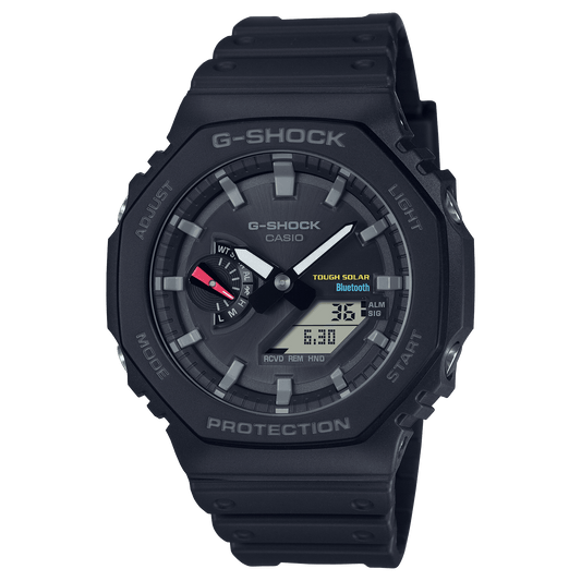CASIO G-SHOCK GA-B2100-1ADR BLACK ANA-DIGI DIAL BLACK RESIN STRAP MEN'S WATCH G1241