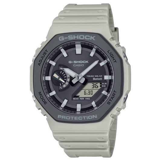 CASIO G-SHOCK GA-B2100LUU-5ADR GREY ANALOG-DIGITAL DIAL LIGHT GREY BIO-BASED RESIN STRAP MEN'S WATCH MOBILE LINK (WIRELESS LINKING USING BLUETOOTH®)