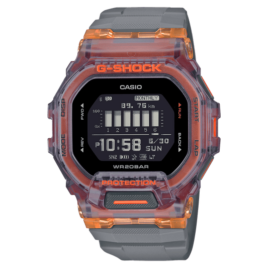 CASIO G-SHOCK GBD-200SM-1A5DR DIGITAL DIAL MULTI-COLOURED RESIN STRAP MEN'S WATCH G1195