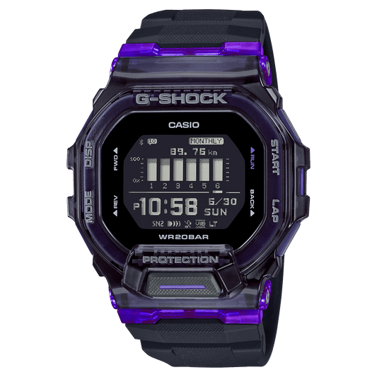 CASIO G-SHOCK GBD-200SM-1A6DR DIGITAL DIAL BLACK RESIN STRAP MEN'S WATCH G1196