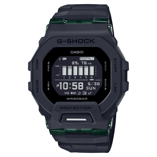 CASIO G-SHOCK GBD-200UU-1DR DIGITAL DIAL BLACK RESIN STRAP MEN'S WATCH G1247