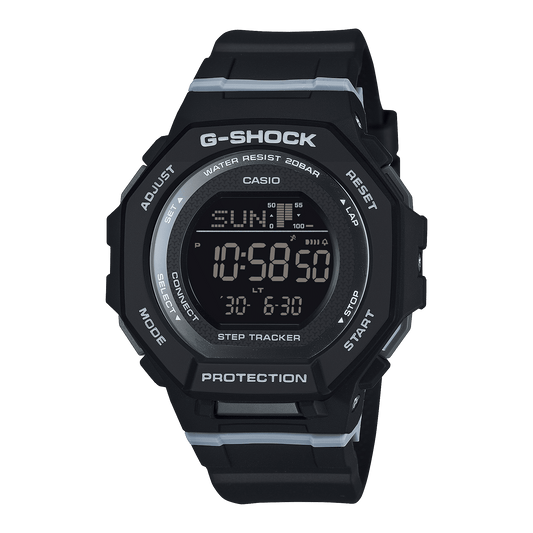 CASIO G-SHOCK WOMEN GMD-B300-1DR BLACK DIGITAL DIAL BLACK BIO-BASED RESIN BAND G1617