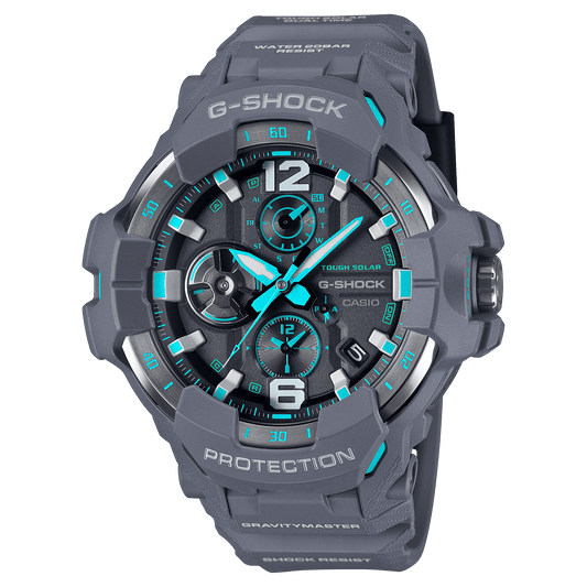 CASIO G-SHOCK GRAVITYMASTER GR-B300-8A2DR MULTICOLOR ANA-DIGI DIAL  RESIN BAND MEN'S WATCH G1570