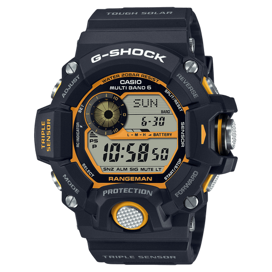 CASIO G-SHOCK GW-9400Y-1DR DIGITAL DIAL BLACK RESIN STRAP MEN'S WATCH G1350