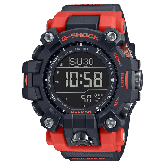 CASIO G-SHOCK GW-9500-1A4DR DIGITAL DIAL RED RESIN STRAP MEN'S WATCH G1443