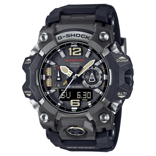 CASIO G-SHOCK MUDMASTER GWG-B1000-1ADR GRAY IP ANA-DIGI DIAL BLACK RESIN STRAP MEN'S WATCH G1473