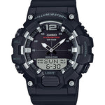 CASIO  HDC-700-1AVDF BLACK ANALOG-DIGITAL DIAL BLACK RESIN STRAP  10 YEAR BATTERY D154