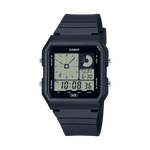 CASIO  LF-20W-1ADF  DIGITAL DIAL BLACK RESIN STRAP  WORLD TIME D311