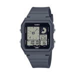 CASIO  LF-20W-8A2DF  DIGITAL DIAL GRAY RESIN STRAP  WORLD TIME D314