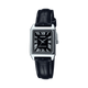 CASIO LTP-V007L-1BUDF BLACK ANALOG DIAL BLACK LEATHER BAND WOMEN'S WATCH A2286
