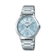 CASIO LTP-V300D-2AUDF BLUE ANALOG DIAL SILVER STAINLESS STEEL BAND WOMEN'S WATCH A1147