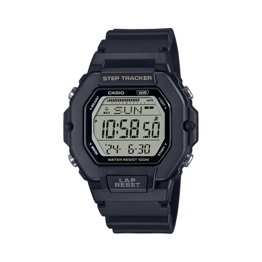 CASIO  LWS-2200H-1AVDF  DIGITAL DIAL BLACK RESIN STRAP  STEP TRACKER D316