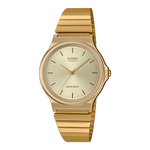CASIO MQ-24G-9EDF GOLD ANALOG DIAL GOLD STAINLESS STEEL BAND WOMEN'S WATCH A2297