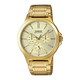 CASIO MTP-V300G-9AUDF GOLD IP ANALOG DIAL GOLD IP STAINLESS STEEL BAND MEN'S WATCH A2319