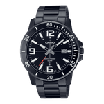 CASIO MTP-VD01B-1BVUDF BLACK IP ANALOG DIAL BLACK IP STAINLESS STEEL BAND MEN'S WATCH A1979
