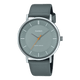 CASIO ENTICER MEN MTP-VT04L-8EDF GREY ANALOG DIAL GREY LEATHER BAND A2415