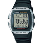 CASIO  W-96H-1AVDF  DIGITAL DIAL BLACK RESIN STRAP  10 YEAR BATTERY D031