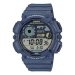 CASIO  WS-1500H-2AVDF  DIGITAL DIAL BLUE RESIN STRAP  MOON DATA D293