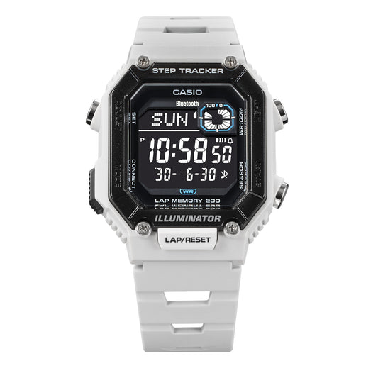 CASIO YOUTH WS-B1000-8BVDF GREY DIGITAL DIAL GREY RESIN BAND D354