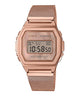 CASIO VINTAGE A1000MPG-9EF ROSE GOLD DIGITAL DIAL ROSE GOLD STAINLESS STEEL MESH BAND D196