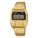 CASIO VINTAGE A1100G-5DF GOLD DIGITAL DIAL GOLD STAINLESS STEEL BAND D327