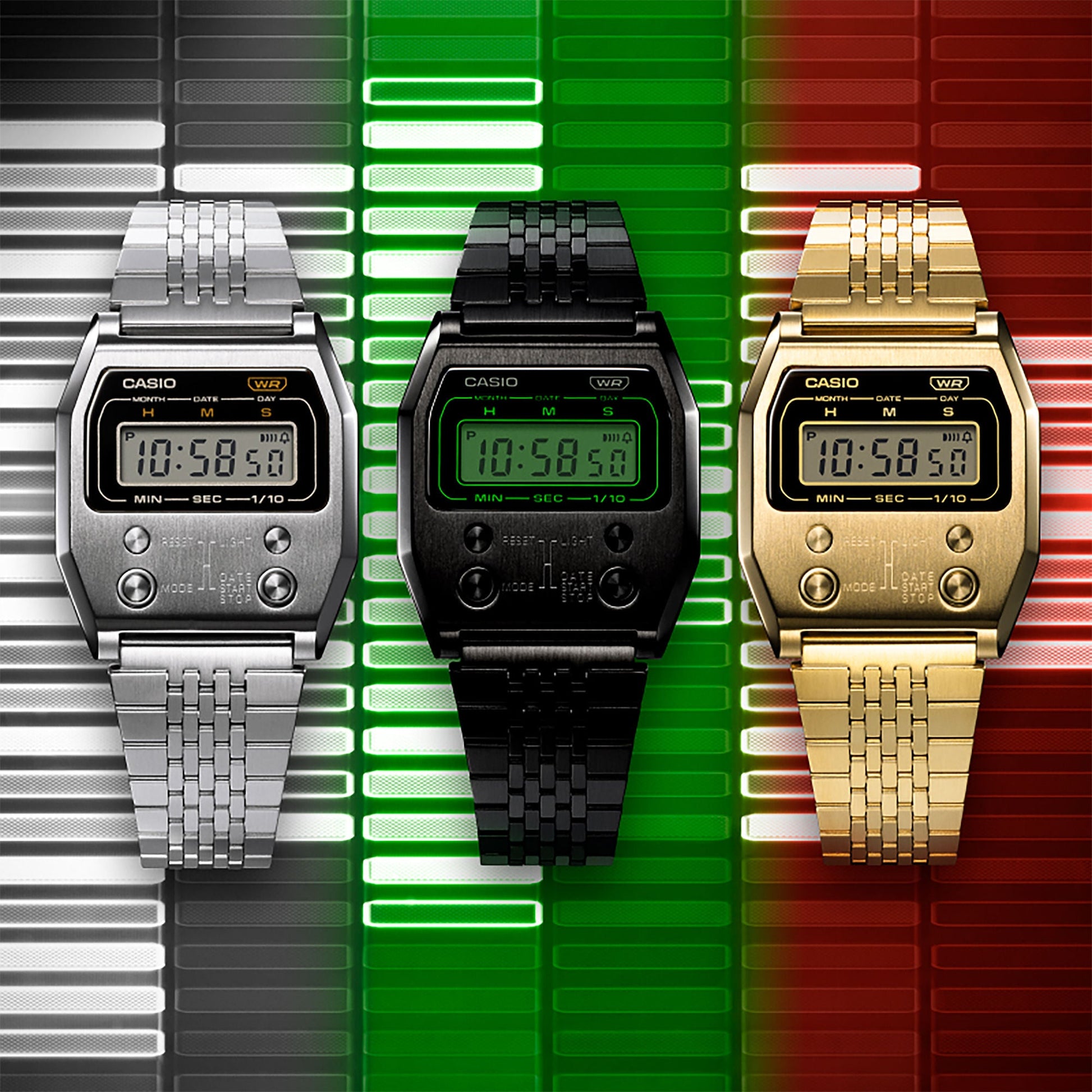 CASIO VINTAGE A1100G-5 Unisex Bhawar Sales Corporation