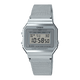 CASIO VINTAGE A700WM-7ADF SILVER DIGITAL DIAL SILVER STAINLESS STEEL MESH BAND D170