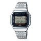 CASIO VINTAGE ABL-100WE-1ADF BLACK DIGITAL DIAL SILVER STAINLESS STEEL  BAND D365
