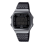 CASIO VINTAGE ABL-100WEGG-1BDF BLACK DIGITAL DIAL BLACK  STAINLESS STEEL  BAND D367