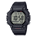 CASIO YOUTH AE-1600H-1AVDF BLACK DIGITAL DIAL BLACK RESIN BAND D386