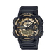 CASIO YOUTH AEQ-110BW-9AVDF GOLD ANALOG-DIGITAL DIAL BLACK  RESIN  BAND AD206