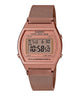 CASIO VINTAGE B640WMR-5ADF ROSE GOLD DIGITAL DIAL ROSE GOLD STAINLESS STEEL MESH BAND D216