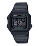 CASIO VINTAGE B650WB-1BDF BLACK DIGITAL DIAL BLACK STAINLESS STEEL BAND D199