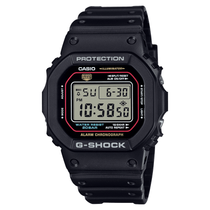 CASIO G-SHOCK DW-5600RL-1DR BLACK  DIGITAL DIAL BLACK  BIO-BASED RESIN BAND G1683
