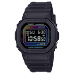 CASIO G-SHOCK DW-5600RW-1DR MULTICOLOUR DIGITAL DIAL BLACK  RESIN BAND G1595