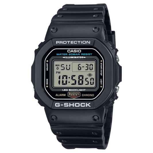 CASIO G-SHOCK DW-5600UE-1DR  DIGITAL DIAL BLACK RESIN STRAP MEN'S WATCH G1514