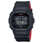 CASIO G-SHOCK DW-5600UHR-1DR  DIGITAL DIAL BLACK-RED RESIN STRAP MEN'S WATCH G1515