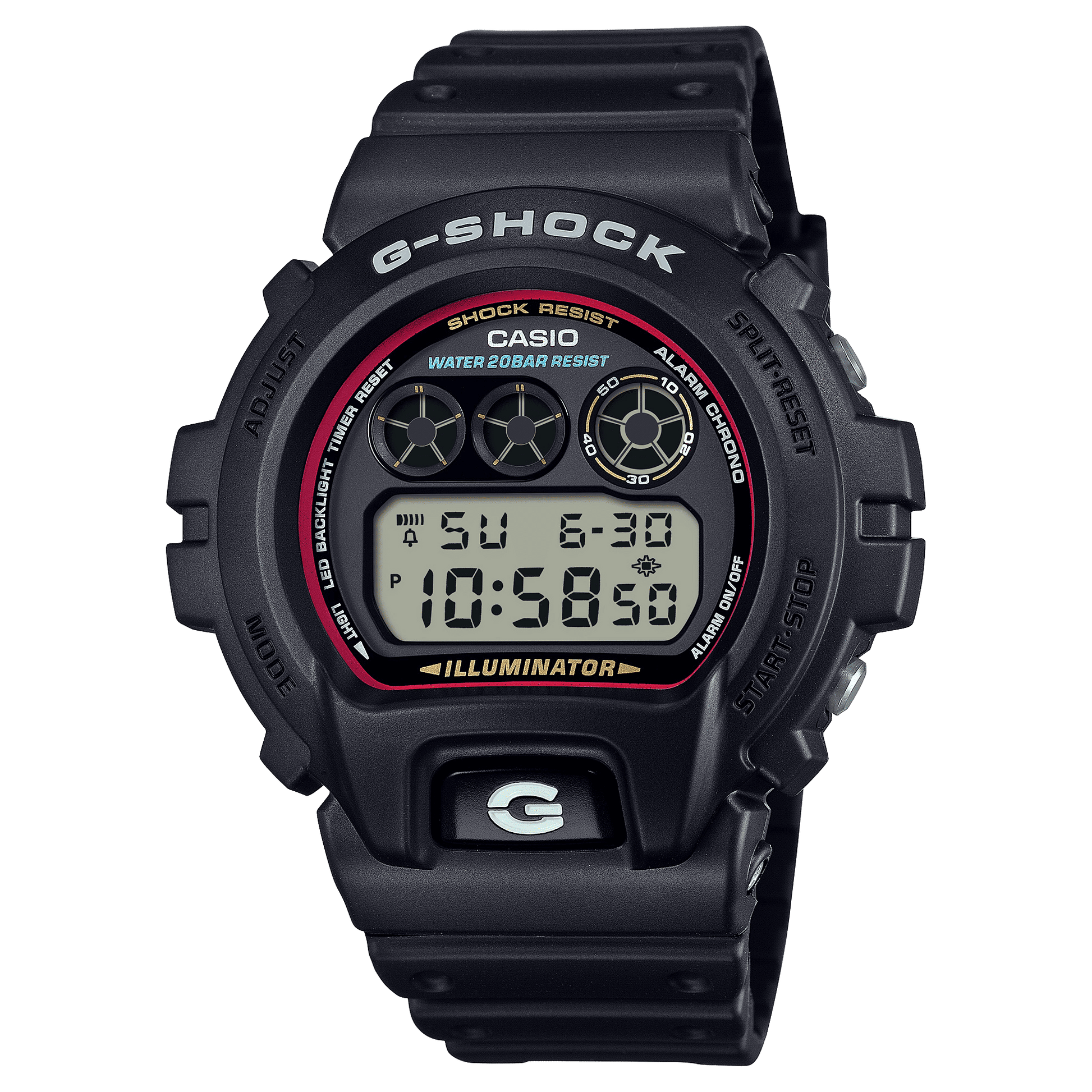CASIO G-SHOCK DW-6900RL-1DR BLACK DIGITAL DIAL BLACK  BIO-BASED RESIN BAND G1684