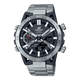 CASIO EDIFICE ECB-2000D-1ADF BLACK ANA-DIGI DIAL SILVER STAINLESS STEEL BAND MEN'S WATCH ED564