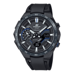 CASIO EDIFICE ECB-2200PB-1ADF BLACK ANA-DIGI DIAL BLACK RESIN STRAP MEN'S WATCH ED611