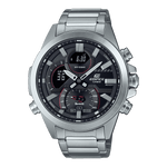 CASIO EDIFICE ECB-30D-1ADF BLACK ANA-DIGI DIAL SILVER STAINLESS STEEL BAND MEN'S WATCH EX545