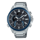 CASIO EDIFICE ECB-30DB-1ADF BLACK ANA-DIGI DIAL SILVER RESIN STRAP MEN'S WATCH ED606