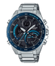 CASIO EDIFICE ECB-900DB-1BDR BLACK ANA-DIGI DIAL SILVER STAINLESS STEEL BAND MEN'S WATCH EX500