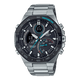 CASIO EDIFICE ECB-950DB-1ADF BLACK ANA-DIGI DIAL SILVER STAINLESS STEEL BAND MEN'S WATCH EX554