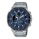 CASIO EDIFICE ECB-950DB-2ADF BLUE ANA-DIGI DIAL SILVER STAINLESS STEEL BAND MEN'S WATCH EX555